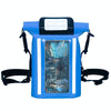 Swimming Touch Screen Mobile Phone Waterproof Bag Bicycle Waterproof Front Beam Bag(Blue)