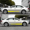2 PCS/Set D-282 Waistline Pattern Car Modified Decorative Sticker(Yellow)