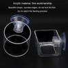 Acrylic Fish Tank Feeding Ring - Floating Feeder with Strong Suction