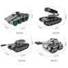 797pcs Stainless Steel Armored Vehicle 3D Metal Model Precision Mechanical Assembly Tank Assembly High Difficulty Toys