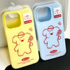 For iPhone 13 Skin Feeling Jelly TPU Hybrid PC Phone Case(Puppy Pillow Pink)
