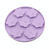 Rose Silicone Lick Mat for Dogs & Cats - Purple