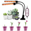 LED Clip Plant Light Timeline Remote Control Full Spectral Fill Light Vegetable Greenhouse Hydroponic Planting Dimming Light, Specification: Three Head EU Plug