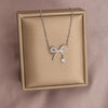 Ladies Light Luxury Bowknot Necklace Clavicle Chain, Specification:XL1675