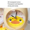 RP001 Cartoon Chicken Eggshell Chicks Alarm Clock Student Gift Children Bedroom Ornaments(Yellow)