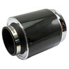 013 Car Universal Modified High Flow Carbon Fiber Mushroom Head Style Air Filter, Specification: Large 76mm Inner Diameter