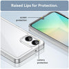 For Samsung Galaxy A06 5G Colorful Series Acrylic Hybrid TPU Phone Case(Transparent)