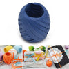 20M Paper Rope Raffia Ribbon Natural Lace Rope Gift Box Wrapping DIY Decoration(Royal Blue)