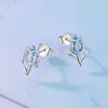 BSE873  925 Sterling Silver Tulip Stud Earrings for Women