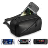 DEVASO Console Storage Shoulder Crossbody Bag For Steam Deck / Switch Series / Rog Ally(Black Medium)