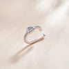 S925 Sterling Silver Silver Heart Ear Clip Women Earrings