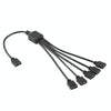 5V 3-Pin Aura RGB Extension Cable (30cm, Black) for ASUS Motherboard