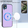 For Samsung Galaxy A12 5G / 4G CX01 Detachable Magsafe Magnetic Card Bag Phone Case(Light Purple)