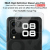 For Huawei nova Flip 1 Sets imak Lens Film + Glass Rear Screen Sticker