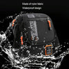 WEPOWER Men Messenger Bag Casual Shoulder Backpack Outdoor Sports Bag(Black)