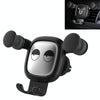 Big Eyes Pattern Gravity Cartoon Air Vent Car Mount Phone Holder(Black)
