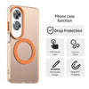 For OPPO A60 Global Candy Magsafe PC Hybrid TPU Phone Case(Orange)