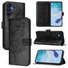 For Samsung Galaxy A26 5G Global Embossed Butterfly Leather Phone Case(Black)