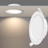 8 inch LED Recessed Indoor Lighting Downlight Round Energy Saving High Brightness Panel Lamp(Warm Light)
