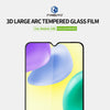 For Xiaomi Redmi 10C PINWUYO 9H 3D Explosion-proof Tempered Glass Full Film(Black)