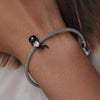 SCC2329 Little Black Cat DIY Bracelet Bead S925 Silver Bead Accessories