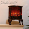 Fireplace Charcoal Lantern Simulated Flame Christmas Scene Decoration Window Home Decoration(As Show)