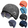 Outdoor Sports Warm Ear Hat Helmet Lining Winter Riding Skull Cap, Size: Free Code(Orange)