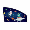 Automobile Sunshade Car Windows Sun Protection And Heat Insulation Magnetic Telescopic Side Curtains(Space Adventure Driving Position)