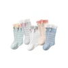 Children Socks Baby Over Knee Anti-Mosquito Socks Size: M 1-3 Years Old(Fruit Green Cat)