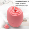 2pcs L-03-01 Face Ice Apparatus Massage Ice Roller Beauty Makeup Silicone Face Ice Tray(Olive Green With Hole)