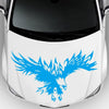 D-733 Eagle Pattern Car Modified Hood Decorative Sticker(Blue)