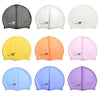 Pure Color Style Elastic Silicone Swimming Cap / Swimming Hat, SC309(Purple)