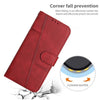 For vivo V40 / V40 Pro / T3 Ultra Stitching Calf Texture Buckle Leather Phone Case(Red)