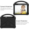 For iPad 10.2 2021 / 2020 / 2019 EVA Flat Anti Falling Protective Case Shell with Holder(Black)