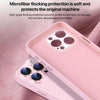 For iPhone 13 Pro Nano Lens Cover Liquid Silicone Phone Case(White)