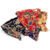 Cotton Pet Bib & Headband (Red, M) - Dog/Cat Drool Scarf