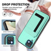 For Samsung Galaxy A12 5G / 4G CX01 Detachable Magsafe Magnetic Card Bag Phone Case(Mint Green)