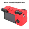 For Sony ILCE-6700 / A6700 Glossy Soft Silicone Protective Case(Red)