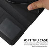 For vivo Y300 Global / V40 Lite IDN Stitching Calf Texture Buckle Leather Phone Case(Black)