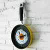 Fried Egg Pan Shape Creative Living Room Decorative Wall Clock (Orange)