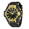 SMAEL 8028 Sports Waterproof Men Watch Outdoor Mountaineering Wear-resistant Wrist Watch(Black Gold)
