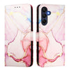For Samsung Galaxy A26 5G PT003 Marble Pattern Flip Leather Phone Case(Rose Gold)