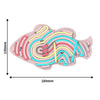 Children Educational Toys Stress Relief Silicone Sensory Activity Board(Light Purple)