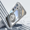For Samsung Galaxy S25 5G 360 Holder MagSafe Acrylic Hybrid TPU Phone Case(Grey)