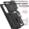 For Samsung Galaxy S25 Ultra 5G Sliding Camshield Holder Phone Case(Black)