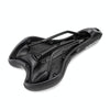 PROMEND SD-567 Hollow Breathable Silicone Racing Bicycle Saddle(Black White)
