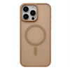 For iPhone 13 Pro Max Frosted Skin Feel MagSafe Phone Case(Desert Gold)