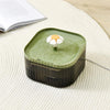 Automatic Pet Water Fountain, Green - 10 Day Capacity, Quiet, Filter