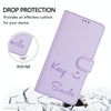 For Asus ROG Phone 8 / 8 Pro Smile Embossing RFID Leather Phone Case(Light Purple)