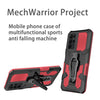 For Samsung Galaxy S24 Ultra 5G Armor Warrior Shockproof PC + TPU Phone Case(Red)